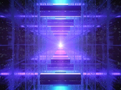 Chromatic Hallway Purple Slow