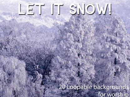 Backgrounds Express Pack: Let It Snow