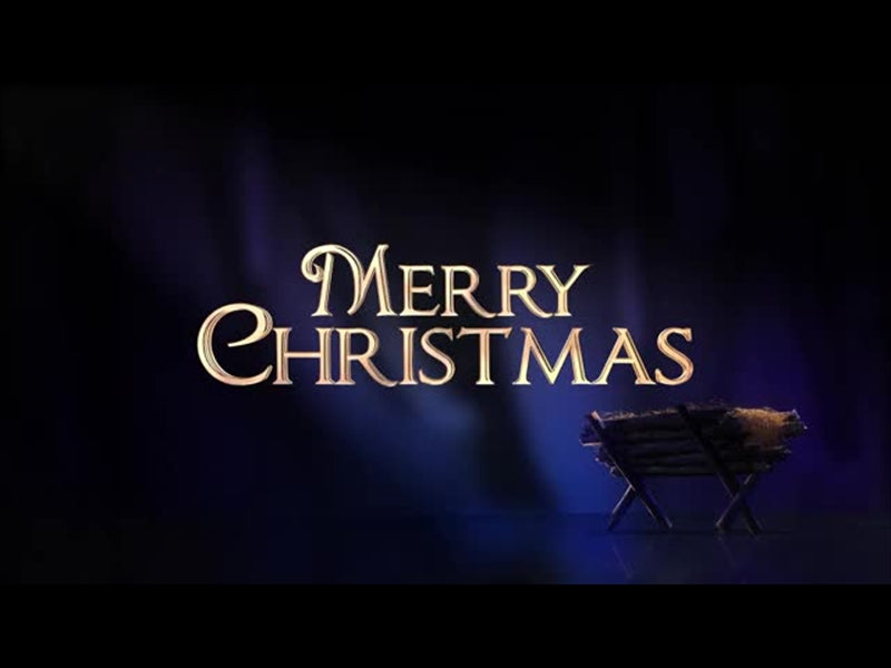 Manger: Merry Christmas 03
