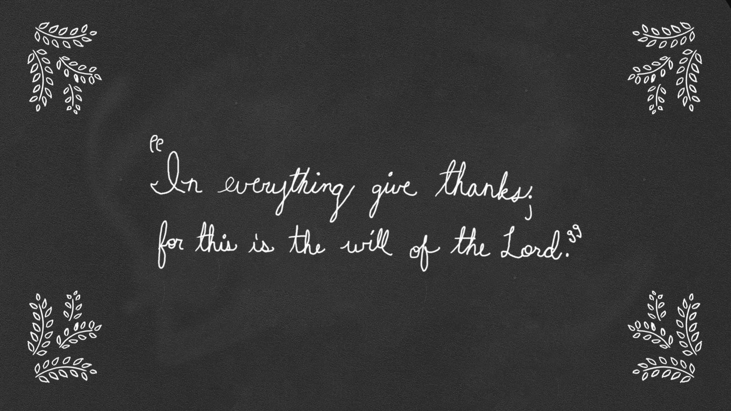 Autumn Chalk Verse Still