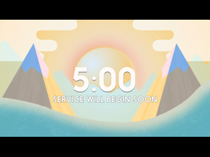 Five Minute Countdown - Mountain Beauty