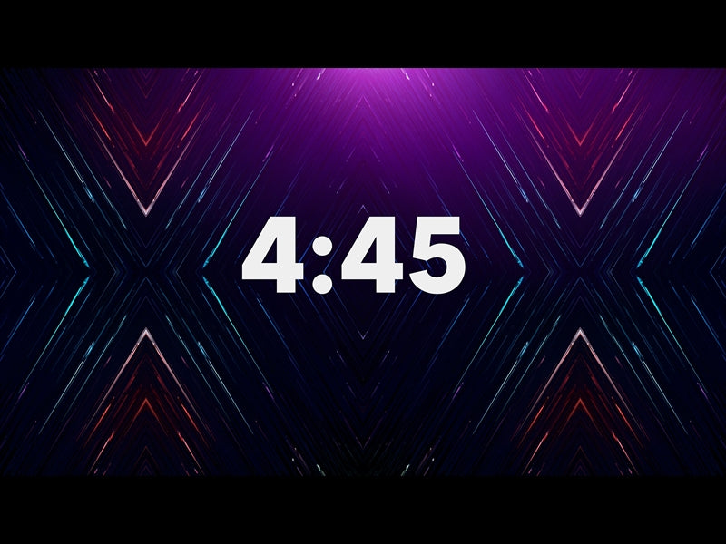 Pixelate Minimalist Countdown