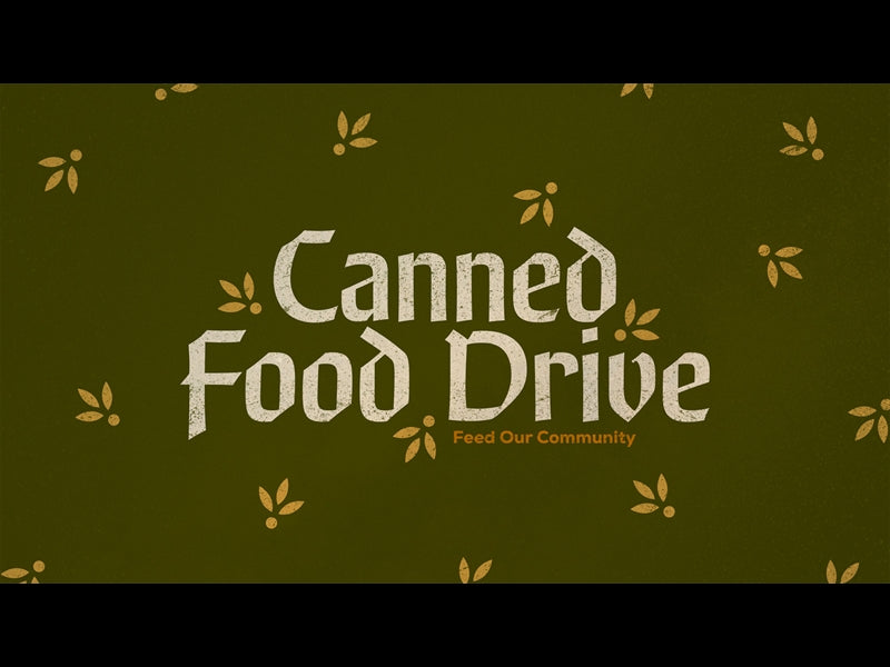 Thanksgiving Homestead Canned Food Drive