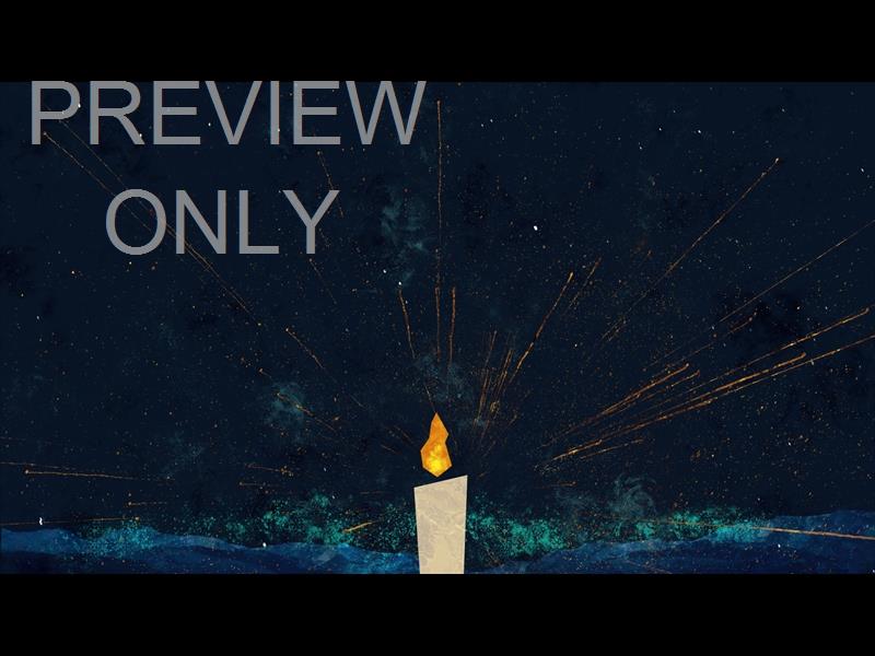 Silent Night Advent Candle 01 Still