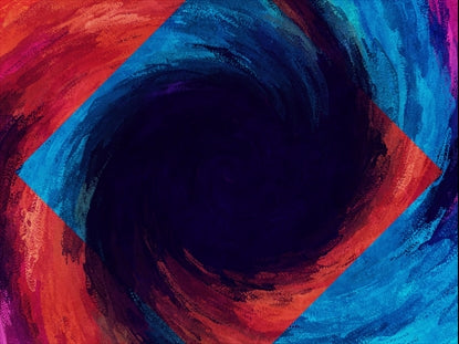 Paint Swirl Vivid Color Diamond