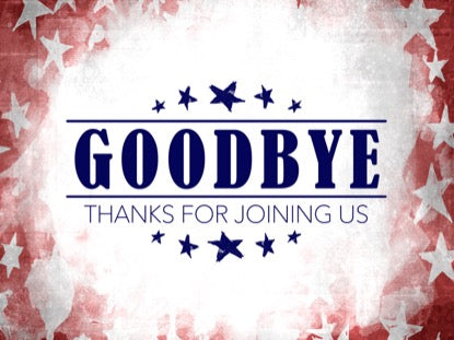 Usa Holiday Grunge Closing Motion