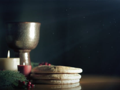 Christmas Communion Candles