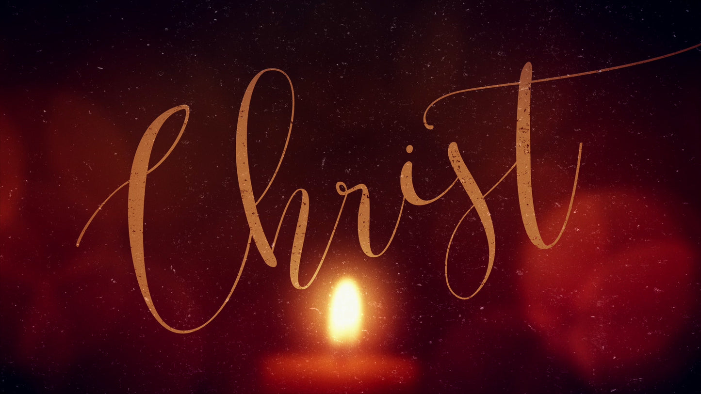 Warm Advent Glow Christ