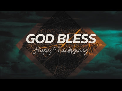 Thanksgiving Sky God Bless