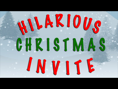 Hilarious Christmas Invite