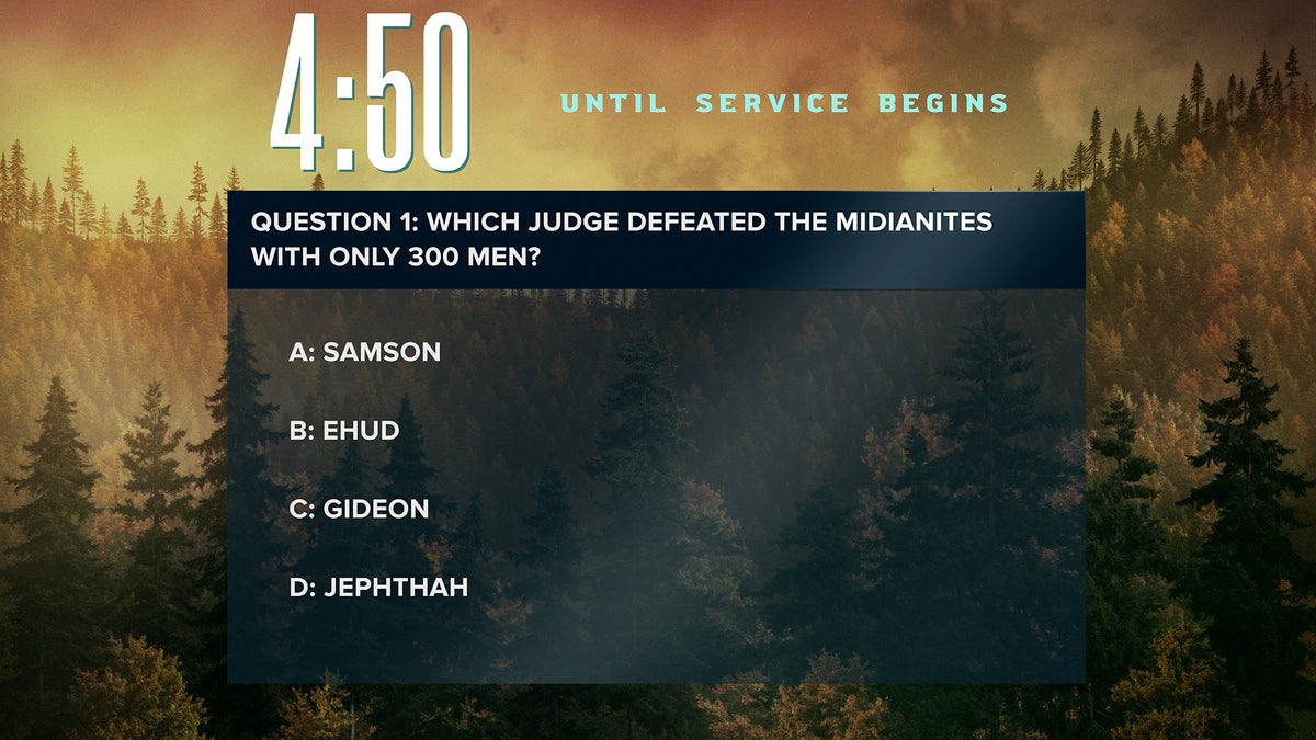 Ridgeline Fall Trivia Countdown