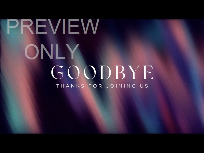 Atmospheric Goodbye Still