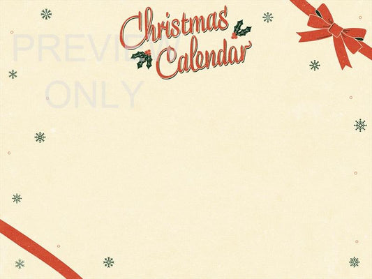 Christmas Calendar: Alt 1