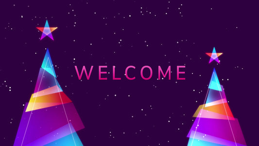 Retro Christmas Welcome