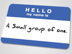 Small Group Of One