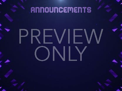 Crystal Patterns Announcements