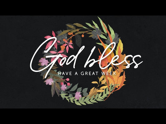 Autumn Wreath God Bless
