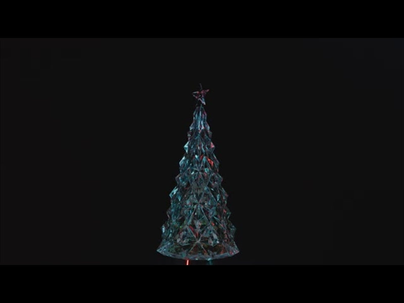 Glass Christmas Tree 1
