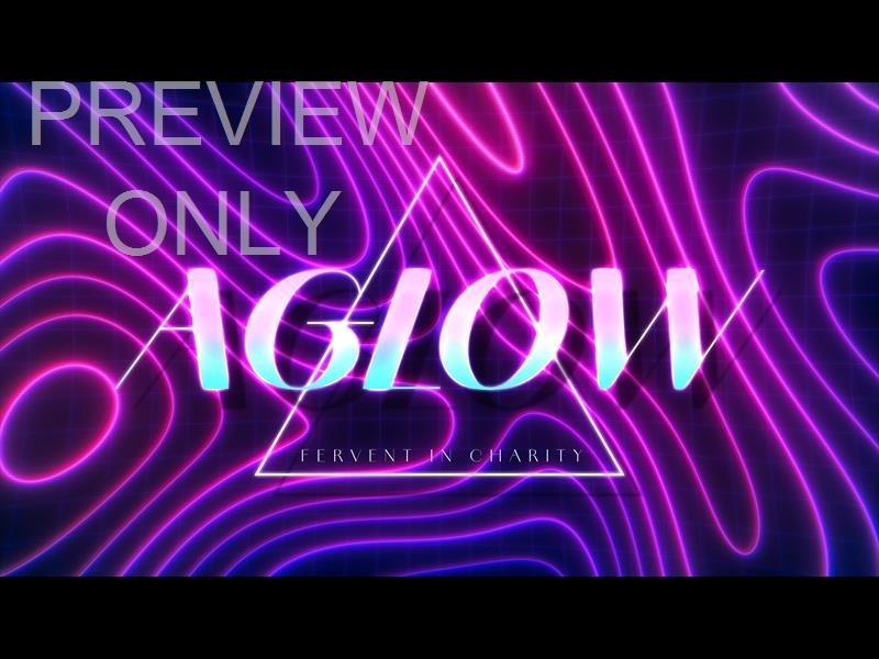 Neon Topo Aglow Sermon Title 1