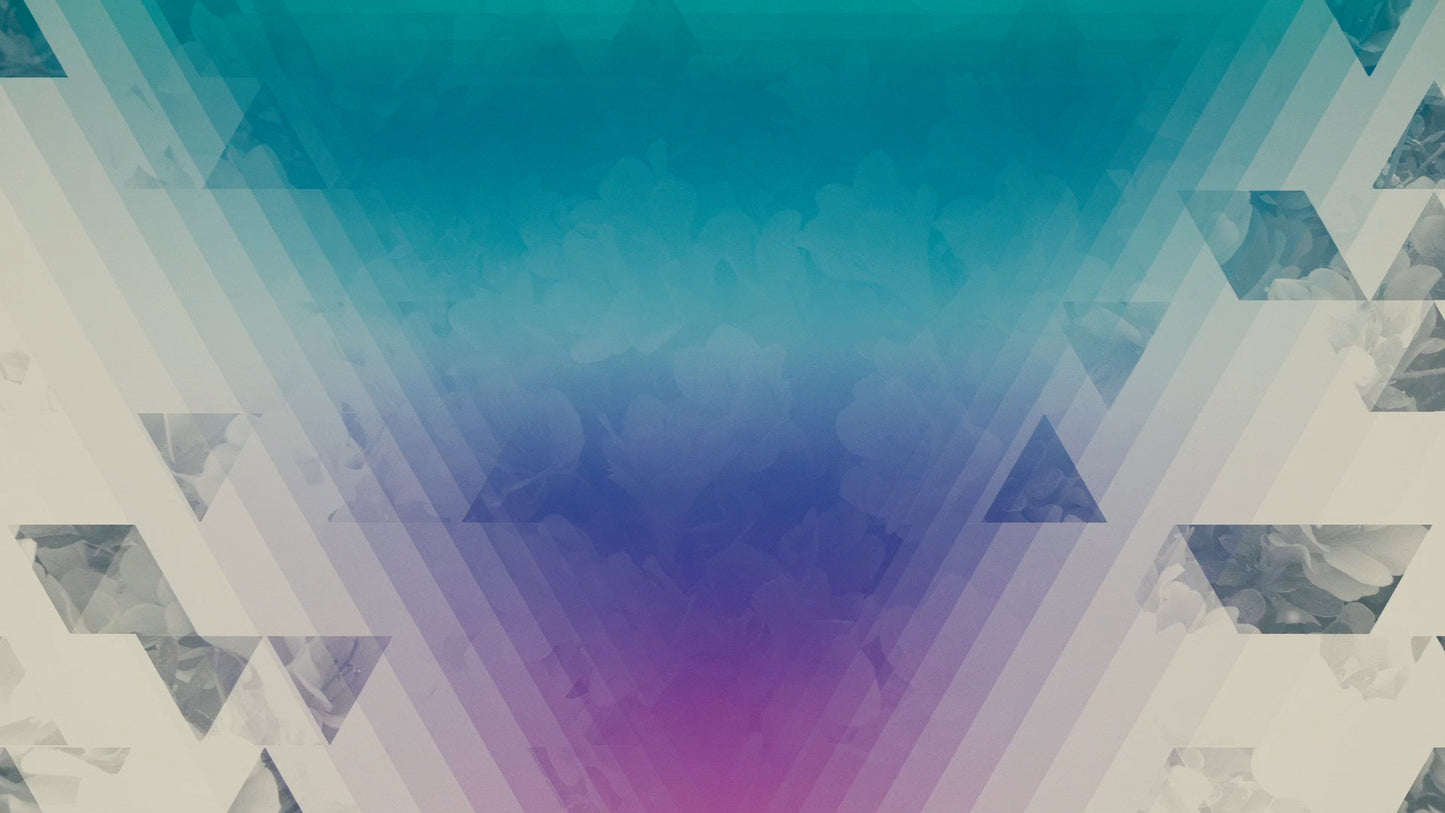 Spring Flower Triangles 01