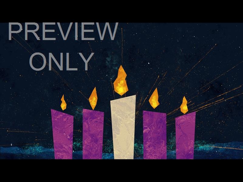 Silent Night Advent Candles 01 Still