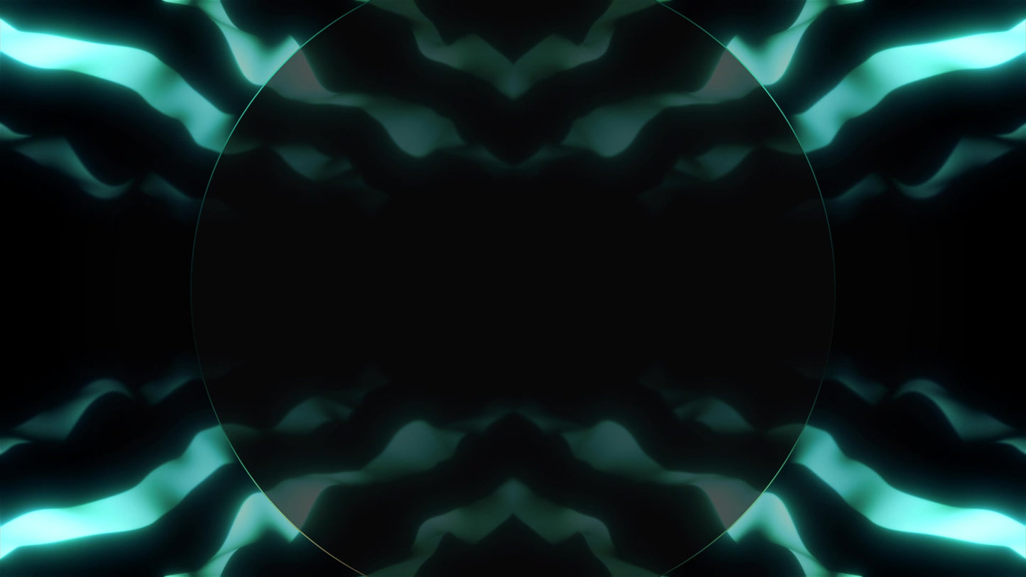 Ribbon Flow Turquoise Center