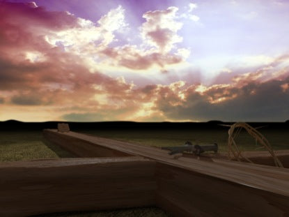 Cross At Sunrise