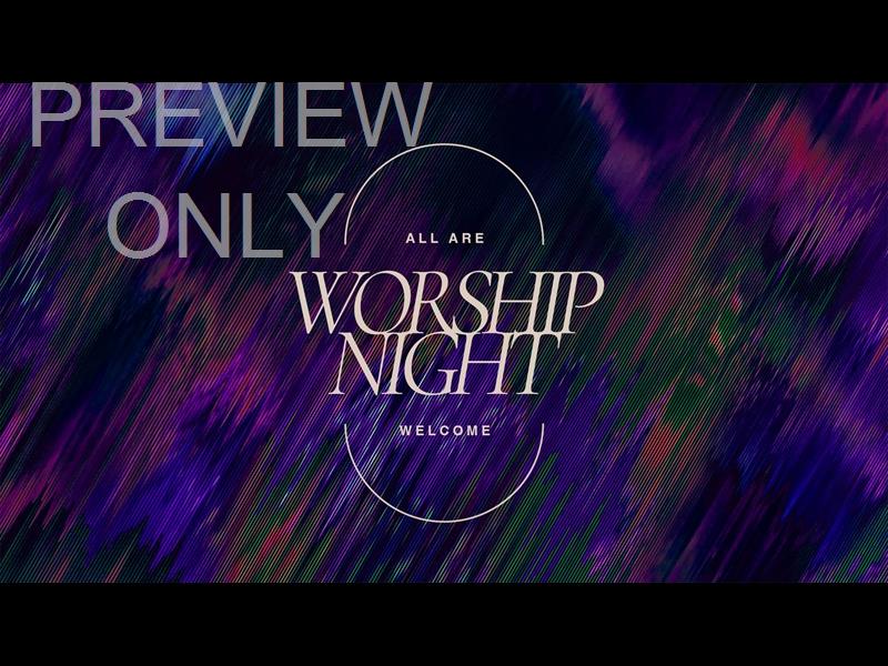 Twilight Cascade Worship Night Still