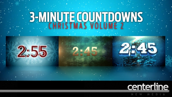 3-Minute Countdowns: Christmas Volume 2
