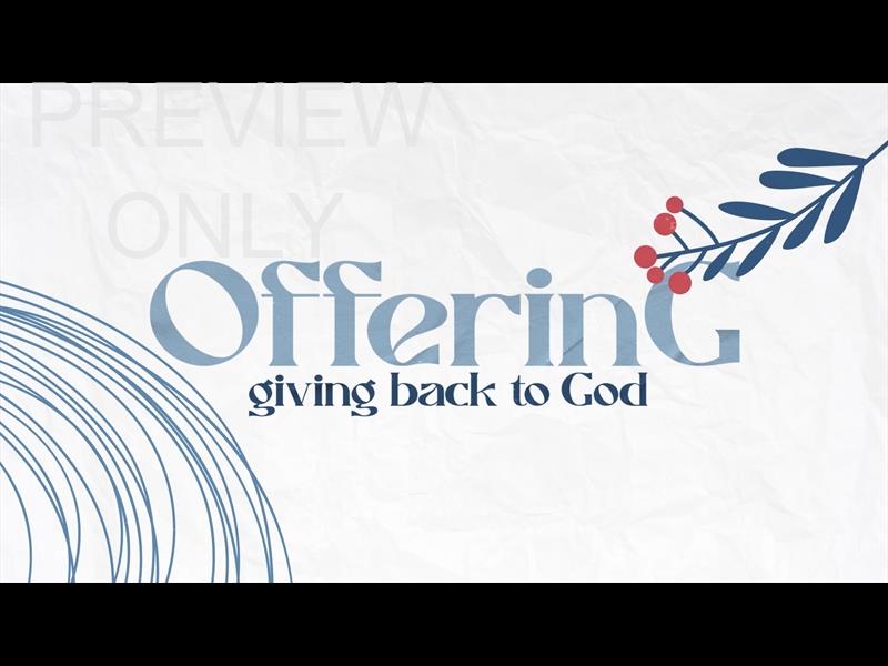 Christmastime Offering