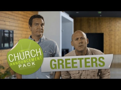 Church Announcement Greeters