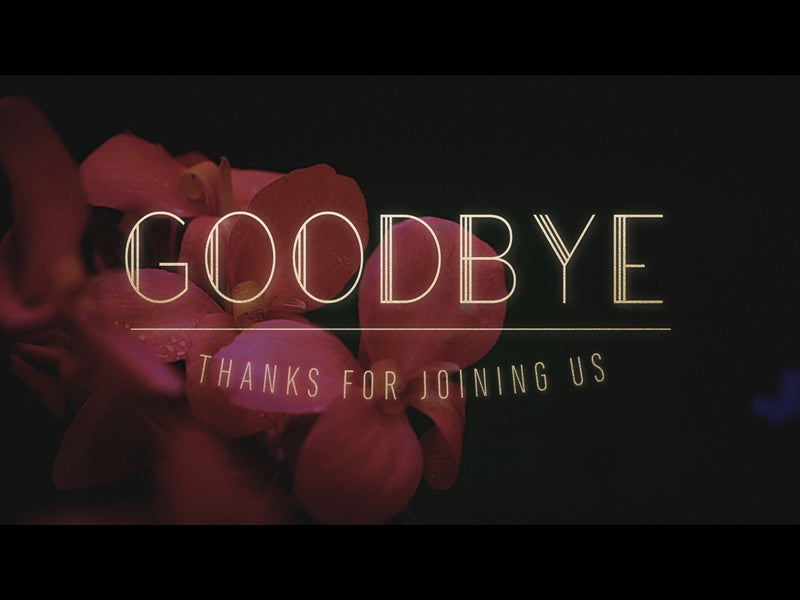 Ebony Floral: Goodbye
