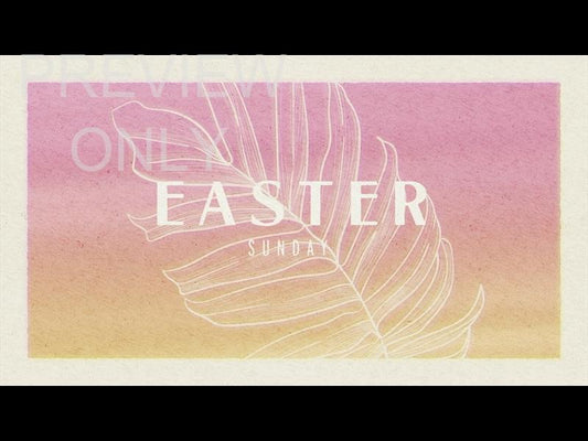 Paper Palm Easter Still