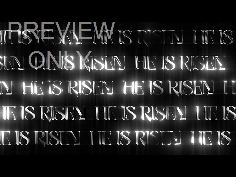 Lttrs He Is Risen Bw Wall Still