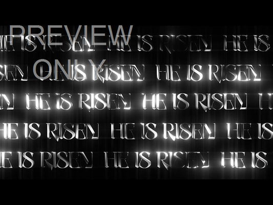 Lttrs He Is Risen Bw Wall Still