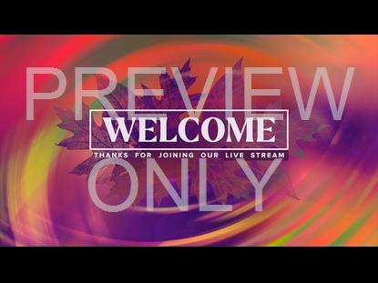 Fall Vibes Stream Welcome Still