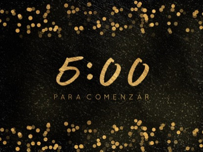 Classy New Year Countdown Spanish
