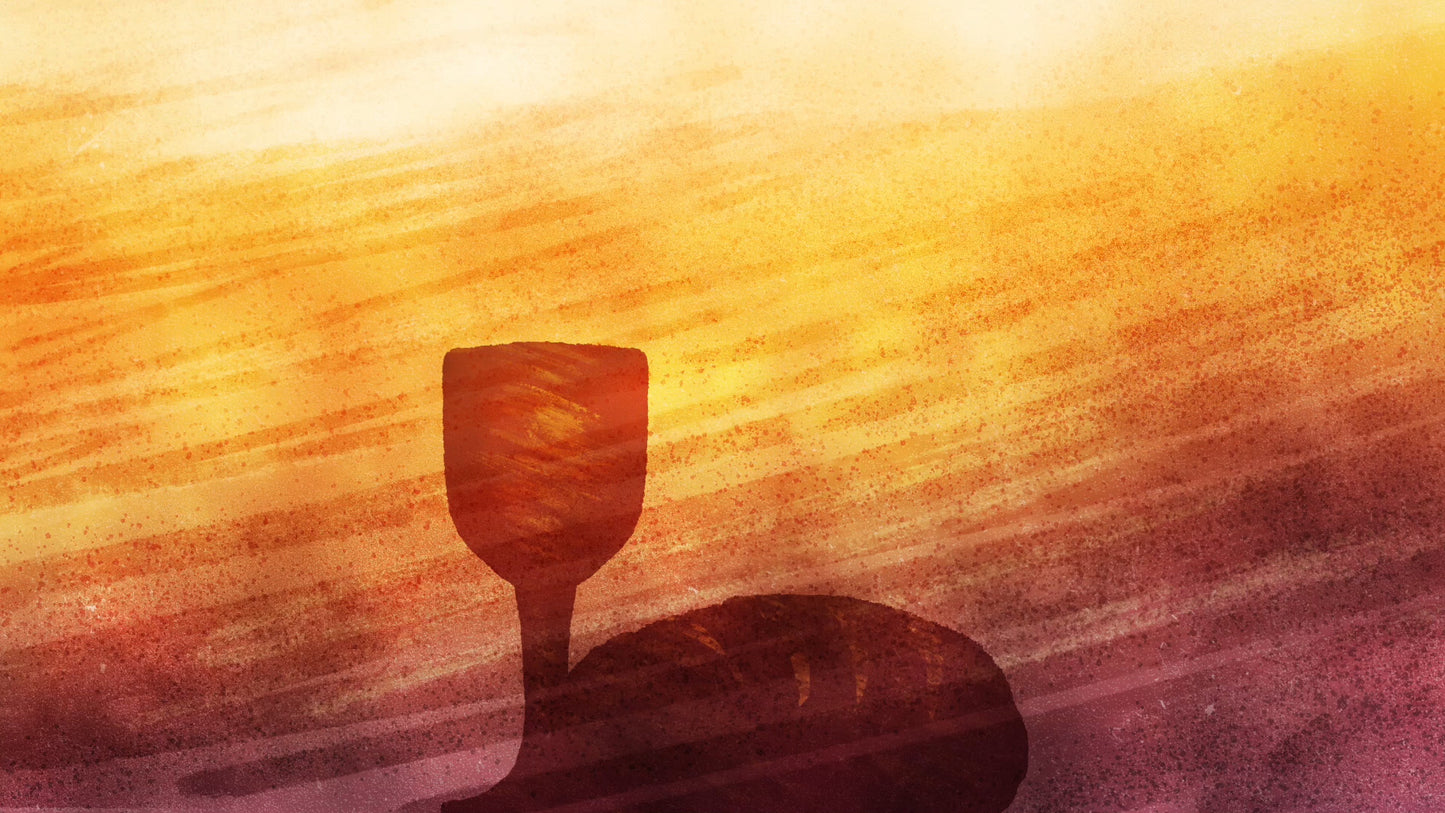 Painted Easter Communion