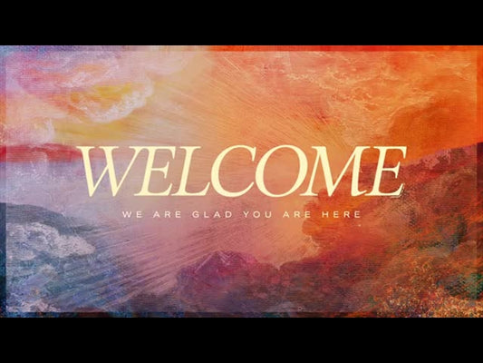 Easter Etching - Welcome Title