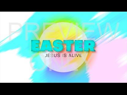 Colorific Easter Title Graphic