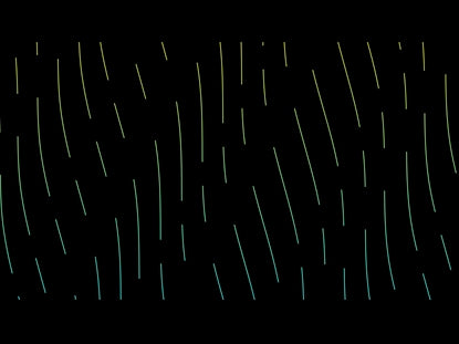 Descending Yellow Teal