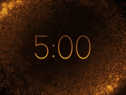 Golden Glitter Storm Countdown