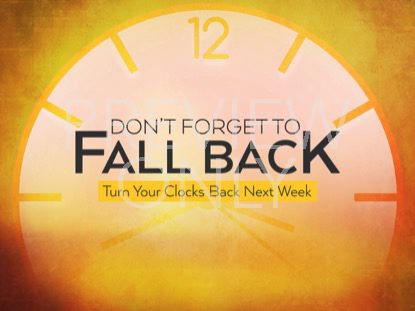 Fall Back Clock Still