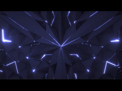 Fractal Shapes 1 Blue