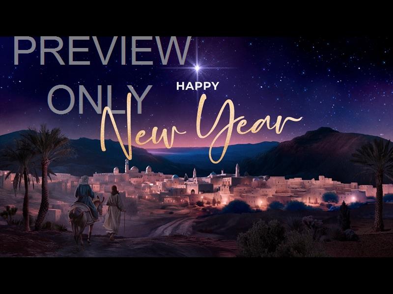 Christmas Journey New Year Still