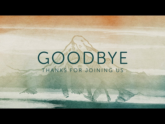 Onward Goodbye