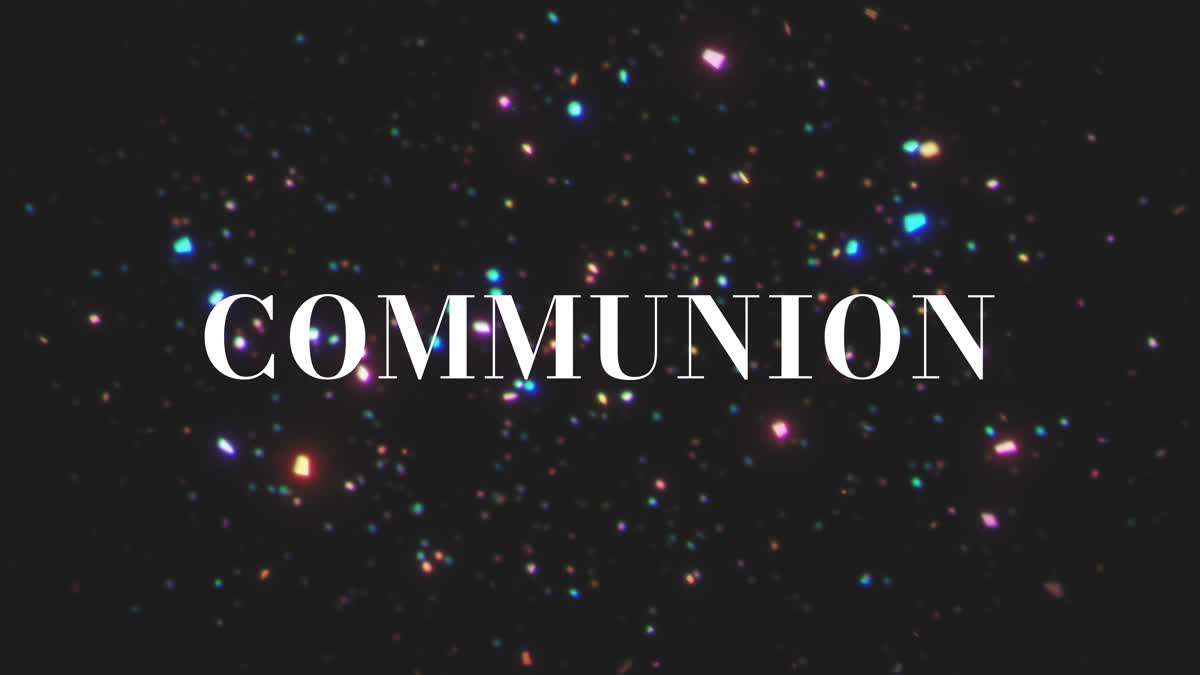Glitterific New Year Communion