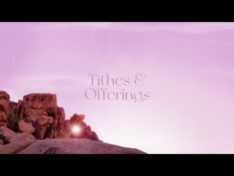 Desert Pink Tithes And Offerings