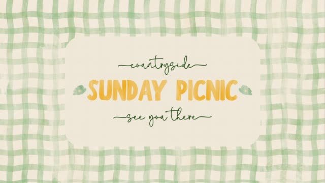 Sunday Picnic Sunday Picnic