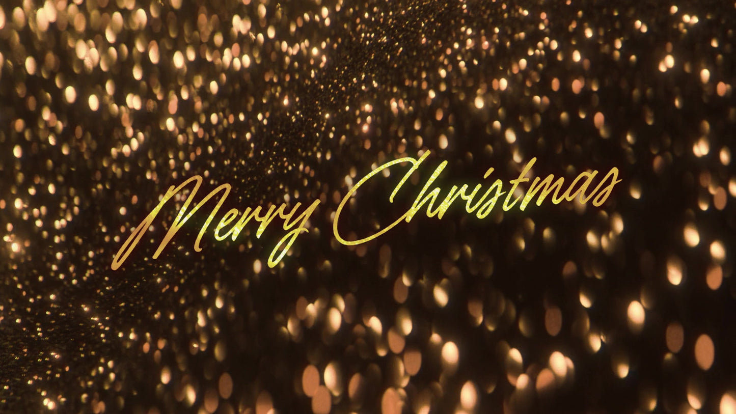 Glitter Echoes Merry Christmas 2 Title